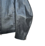 With Biker Leather Jacket