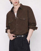(UNISEX) Western Over Cotton Shirt