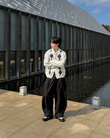 Riden Side Pintuck Wide Slacks