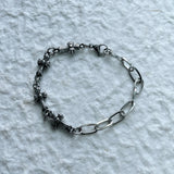 Cross Hybrid Chain Bracelet