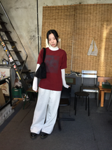 ファロスリムウールネックポーラTシャツ（4c）