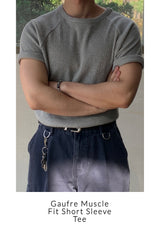 ゴプレ マッスルフィット ショートスリーブ Tシャツ