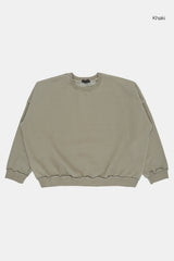 Plain overlock fleece over sweatshirt