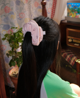 スマイルシュシュ (black,pink,ivory)