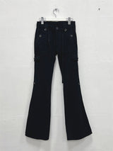 CARGO SLIM BOOTS CUT PANTS (2C)