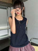 Bertney Ribbed Basic Thick Tank Top 6color