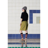 ロゴナイロンショートパンツ / OLIVE