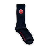 Cross logo socks Black