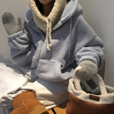 【BELLIDE MADE】パピー ツーウェイボアフリース ジップアップパーカー