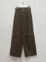 POINT BACK CLIP WIDE PANTS (3C)