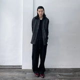 リンクルド シーン ドロップショルダー シャツ