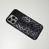 Wild Luxe Leopard Phone Case Shadow (BK_MagSafe Glass)