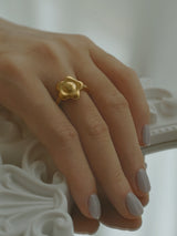 【MADE】 Bubble daisy ring