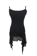 Chiffon frill sleeveless (2color)