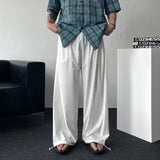 1077 Cooling Pintuck String Wide Balloon Pants (2 colors)