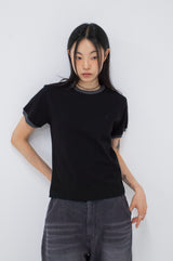 BPT Symbol Logo Ringer Tee Black
