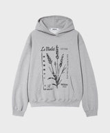 Provence lavender heritage stamp hoodie m.grey