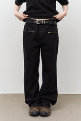 Cost Ring Zipper Denim