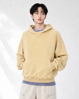 (UNISEX) ハーフハイネッククロップフーディー