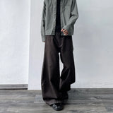 Belted Curved Balloon Trousers