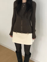 コーデュロイローライズスカートパンツ (3 colors)
