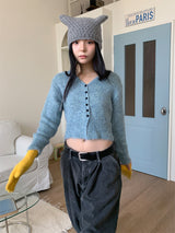 BOKASHI MIX KNITTING CARDIGAN