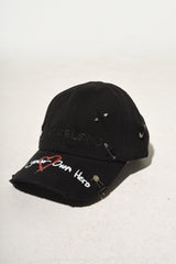 IKUTO X BLACKBLOND Damage Cap - Black