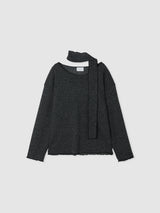 [Muffler Set] ムードリボンデイリーニット (4c)