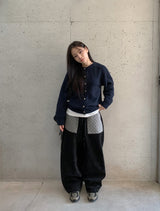 Batty Wool Knit Round Cardigan