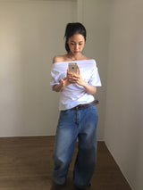 Luna Silk Off Shoulder (4color)