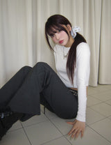 pinter striped low-rise pants