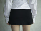 Mini skirt pants