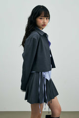 MILD CROP BLAZER / CHARCOAL