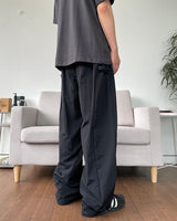Side Snap Nylon Balloon Pants