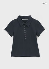 [MADE] Melvin Henry-Neck Collar Short Sleeve T-shirt