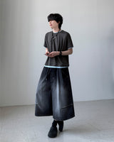 Upi Studded Bermuda Denim