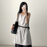V-T A-Line シンプルラウンドドレス