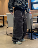 Movan peach brushed carpenter pants