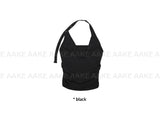 STRAP HALTER SHIRRING TOP