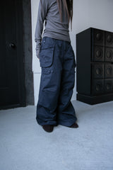 loop pocket wide cargo pants(2colors)