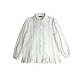 Bella Lace Blouse (white)