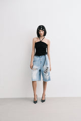 knit top (black)