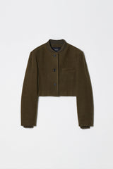 WOOL SLIM STADIUM JUMPER