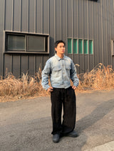 Twill Side Tuck Pants