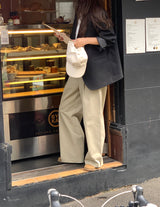wide pintuck pants