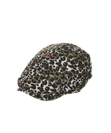 8287 Logo Leopard Newsboy Cap (Brown)
