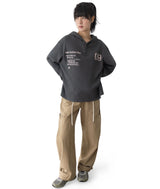 (unisex) Notz Henley Neck Hoodie