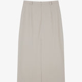 Pocket Long Skirt Beige