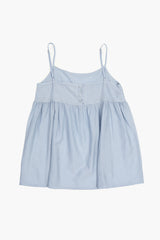 Roni button back bustier top
