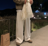  Nopi Best Fit Corduroy Banding Wide Pants  